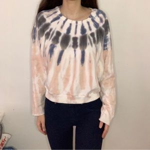 Young Fabulous and Broke | Tie Dye Comfy Lounging Sweatshirt Size small